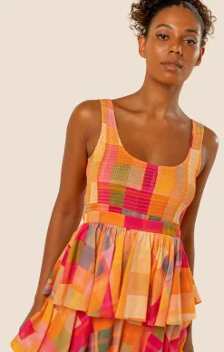 ALMA TIERED MAXI DRESS