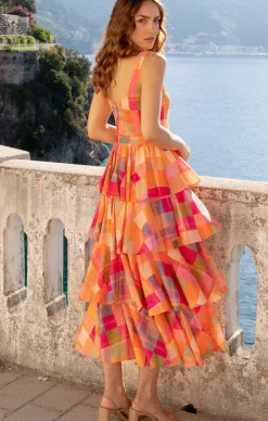 ALMA TIERED MAXI DRESS