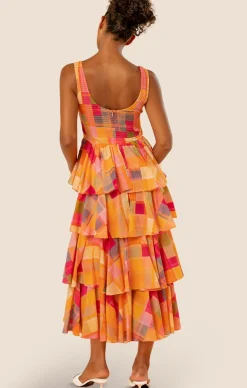ALMA TIERED MAXI DRESS
