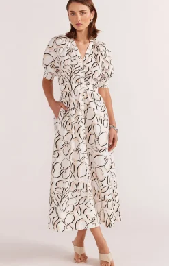 AMINA MIDI DRESS IN FLORAL