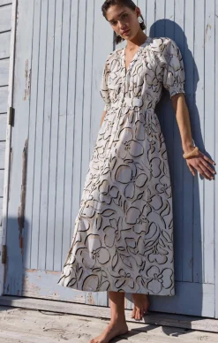 AMINA MIDI DRESS IN FLORAL