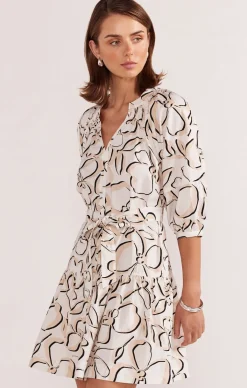 AMINA SMOCK DRESS IN FLORAL
