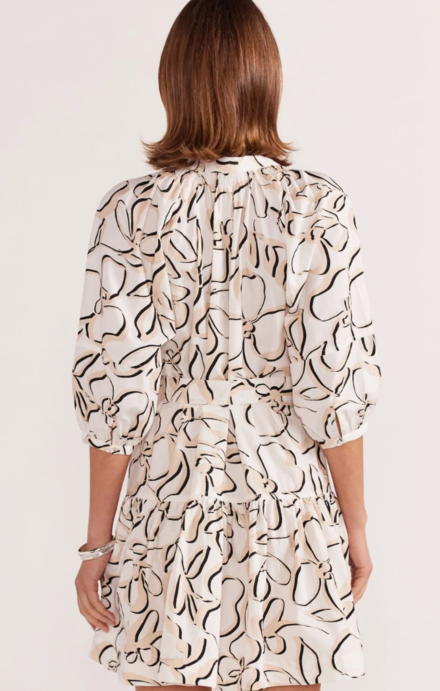 AMINA SMOCK DRESS IN FLORAL