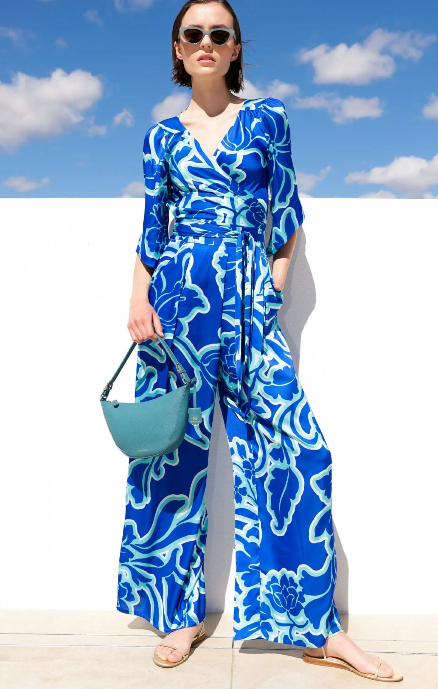AZURE PALAZZO PANT