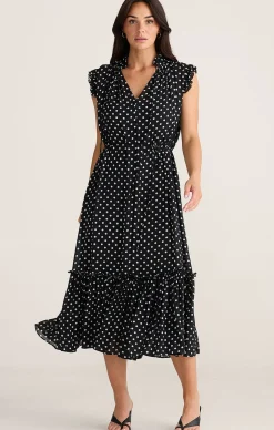 BROADWAY DRESS IN POLKA DOT