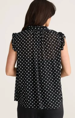 BROADWAY TOP IN POLKA DOT