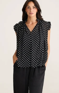 BROADWAY TOP IN POLKA DOT