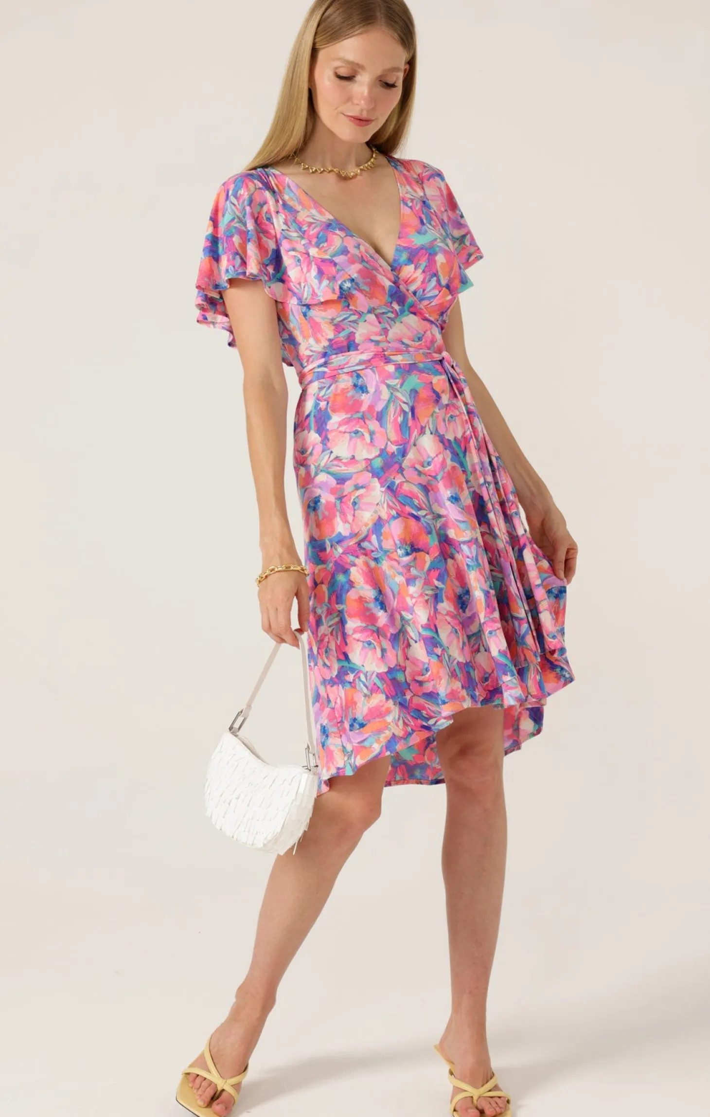 CARRACA LILA WRAP DRESS