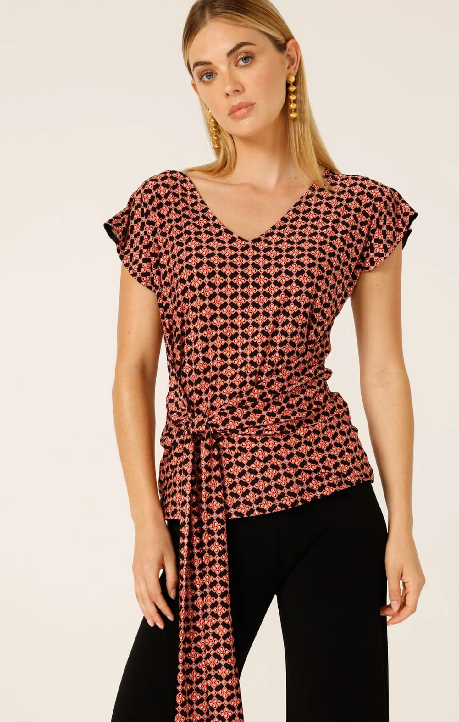 DIAMOND REVERSIBLE TIE TOP