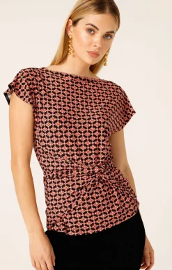 DIAMOND REVERSIBLE TIE TOP