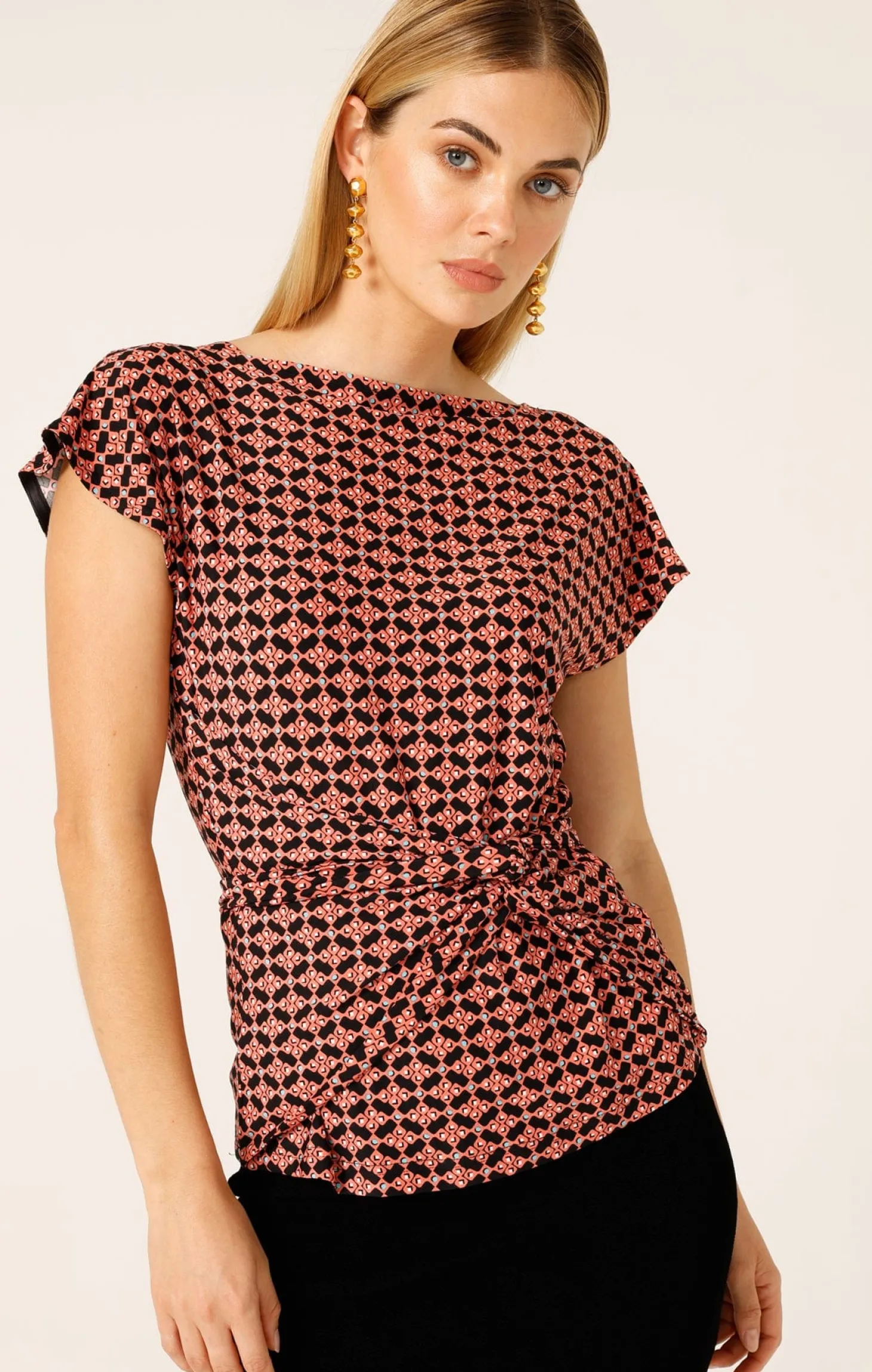 DIAMOND REVERSIBLE TIE TOP