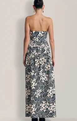 DOLCIE MAXI DRESS IN NOIR PRINT