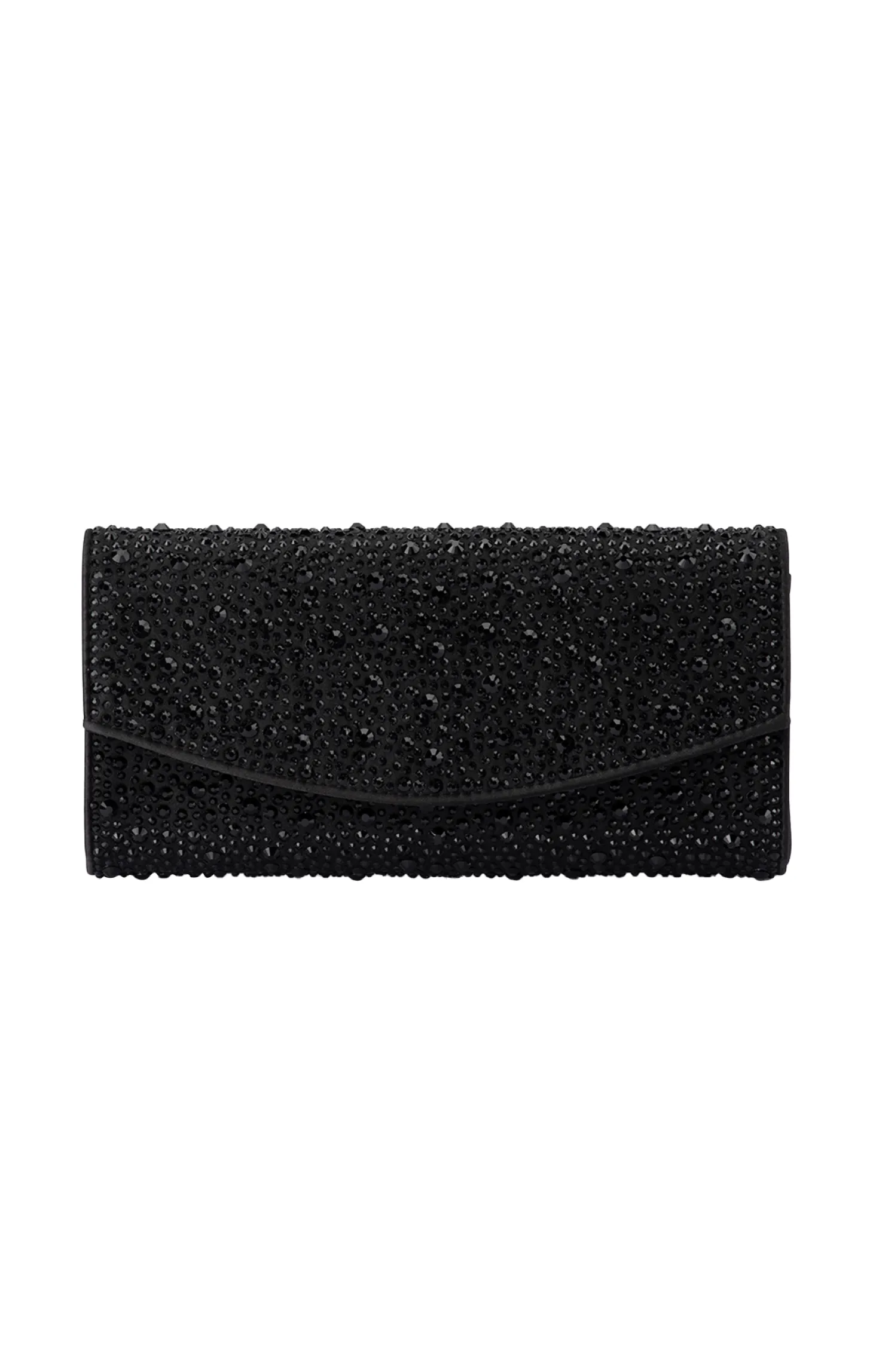 EMMA CRYSTAL CLUTCH IN BLACK