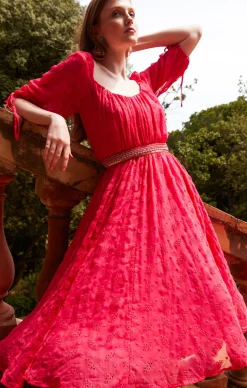 FLAMINGO MIDI DRESS