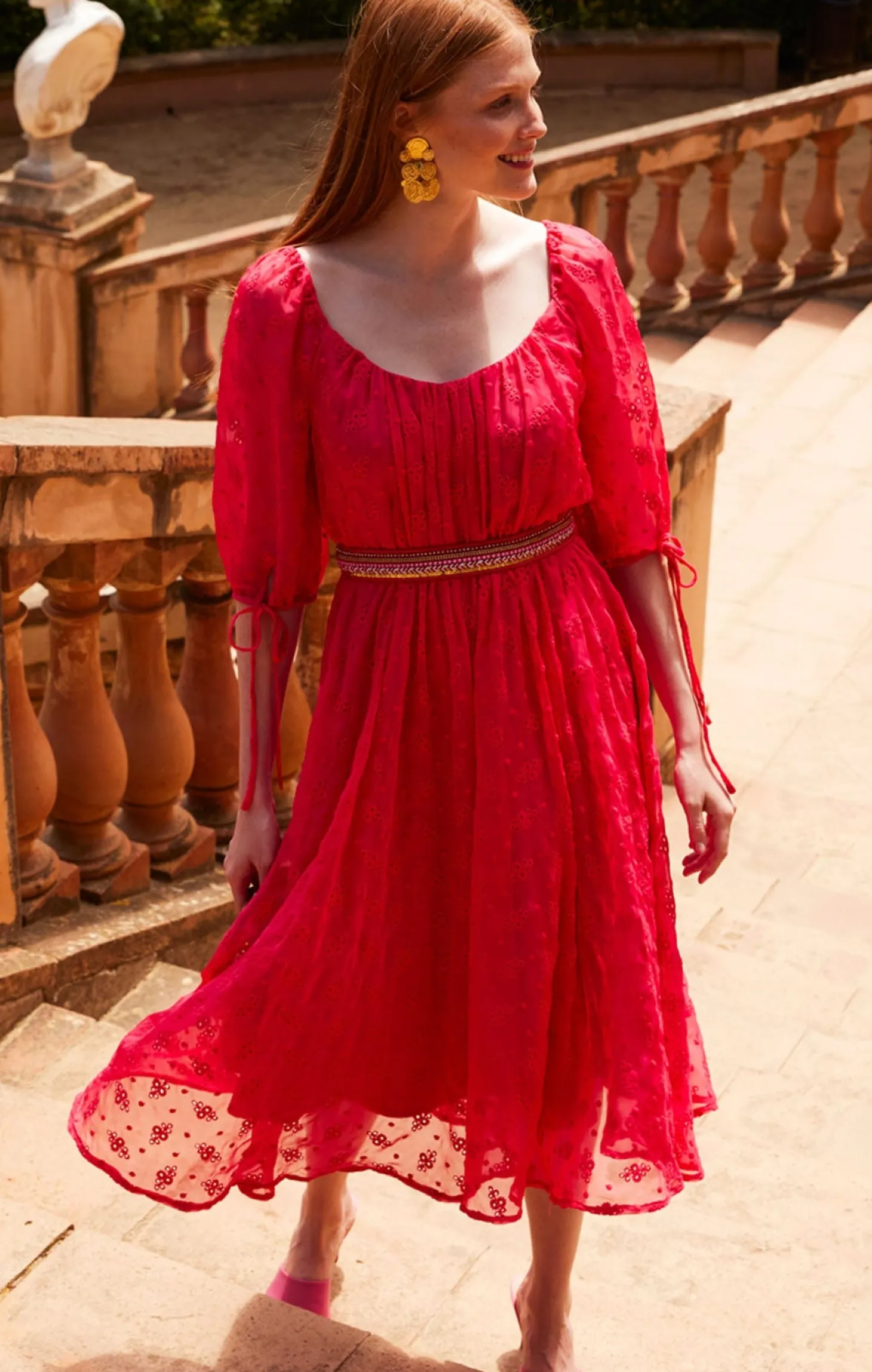 FLAMINGO MIDI DRESS