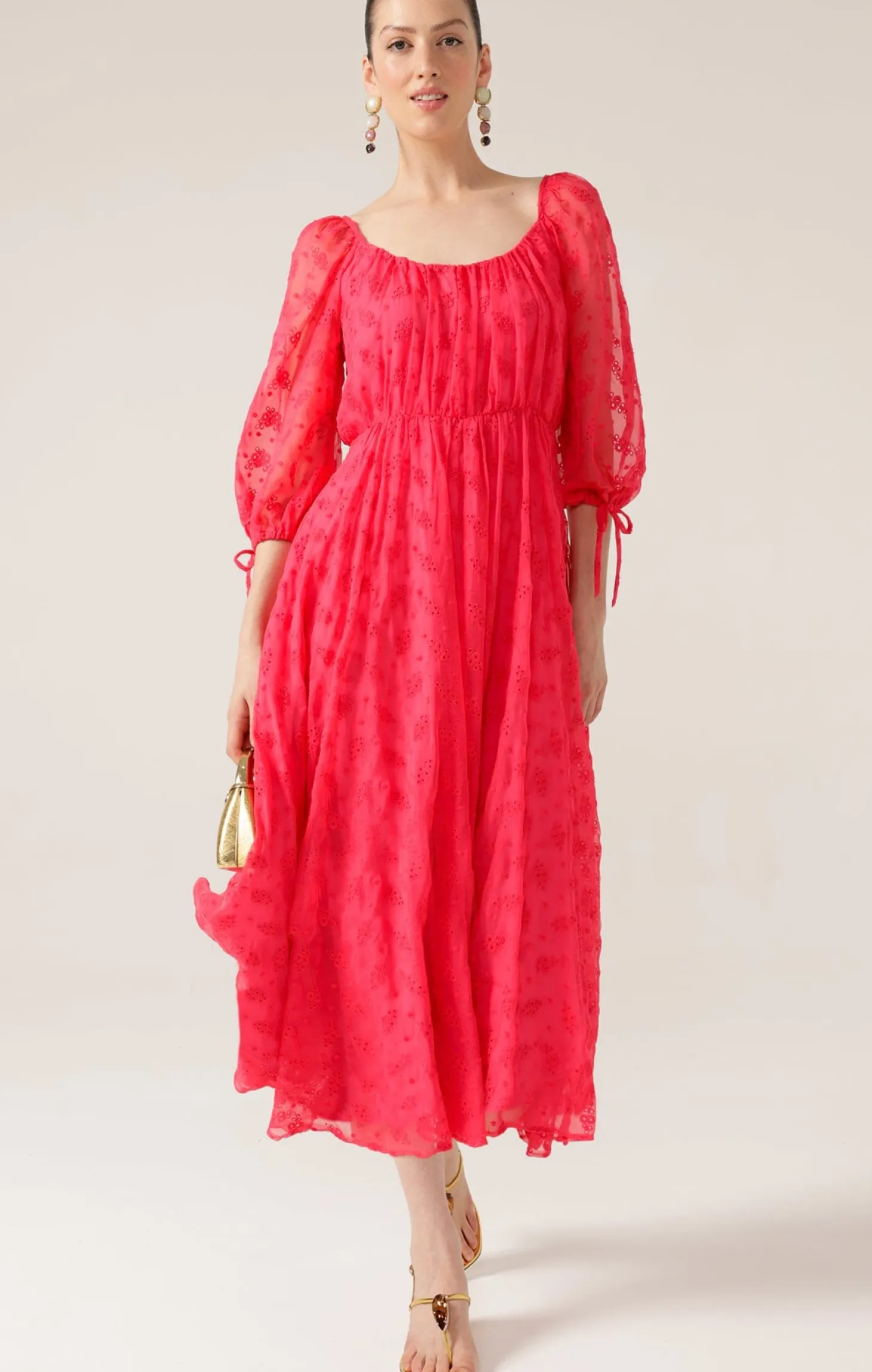 FLAMINGO MIDI DRESS