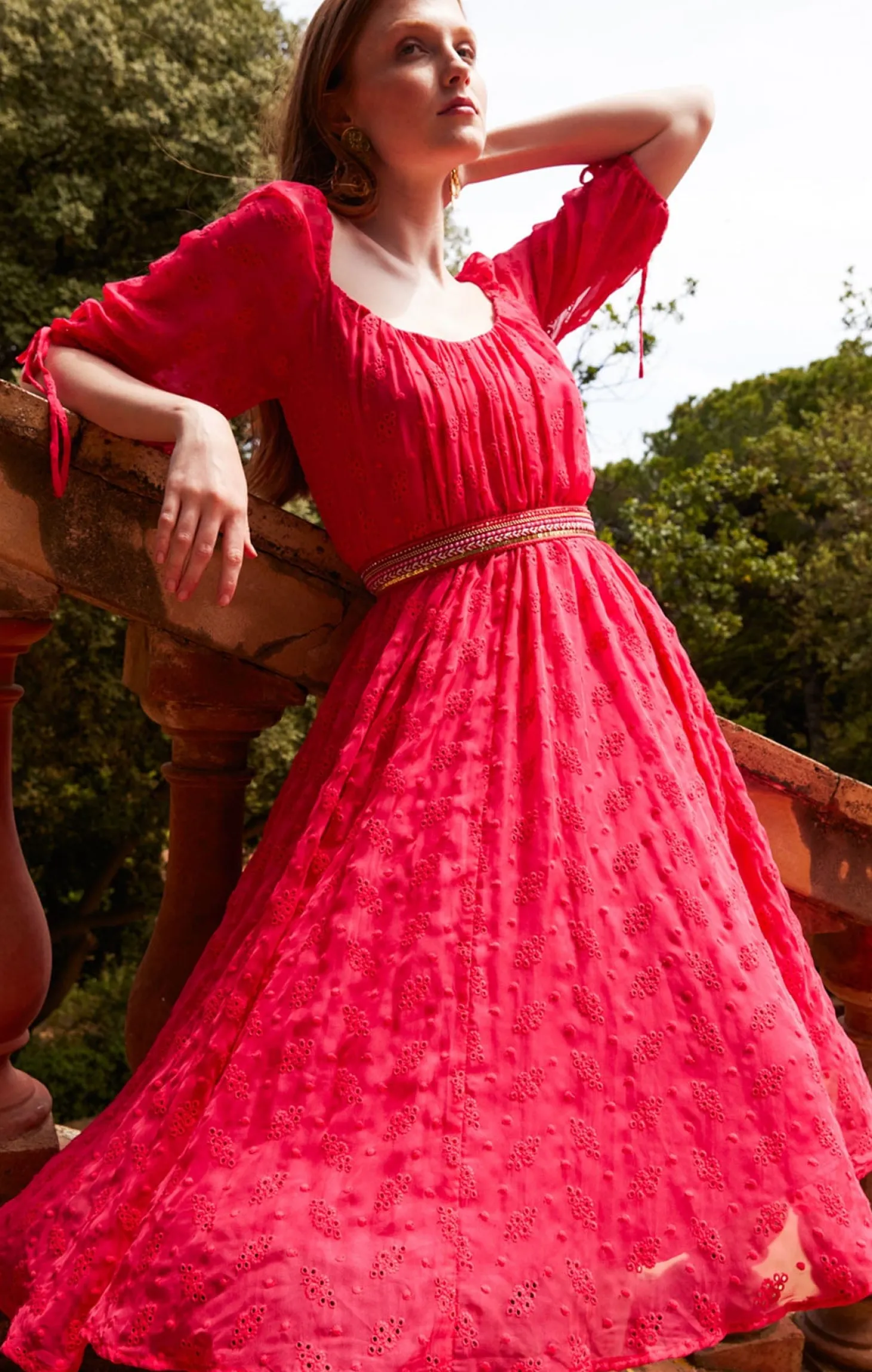 FLAMINGO MIDI DRESS