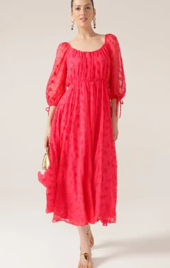 FLAMINGO MIDI DRESS