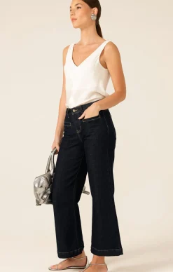 FREYA WIDE LEG JEAN IN INDIGO