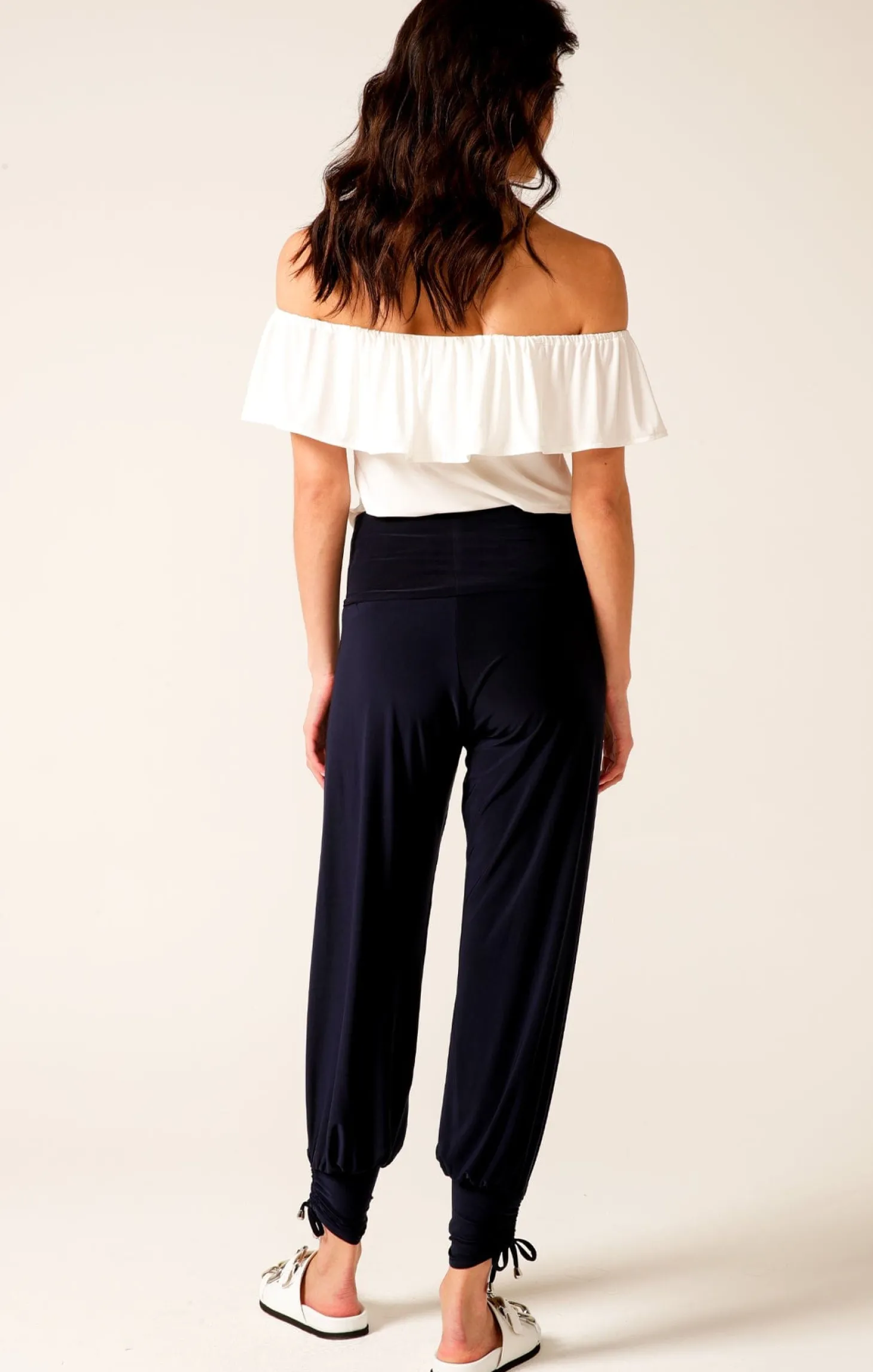 HAREM PANT IN NAVY