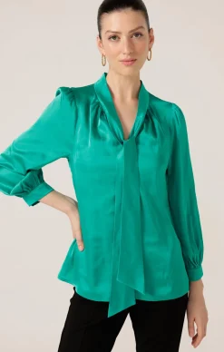 HATCHIE BLOUSE IN PEPPERMINT