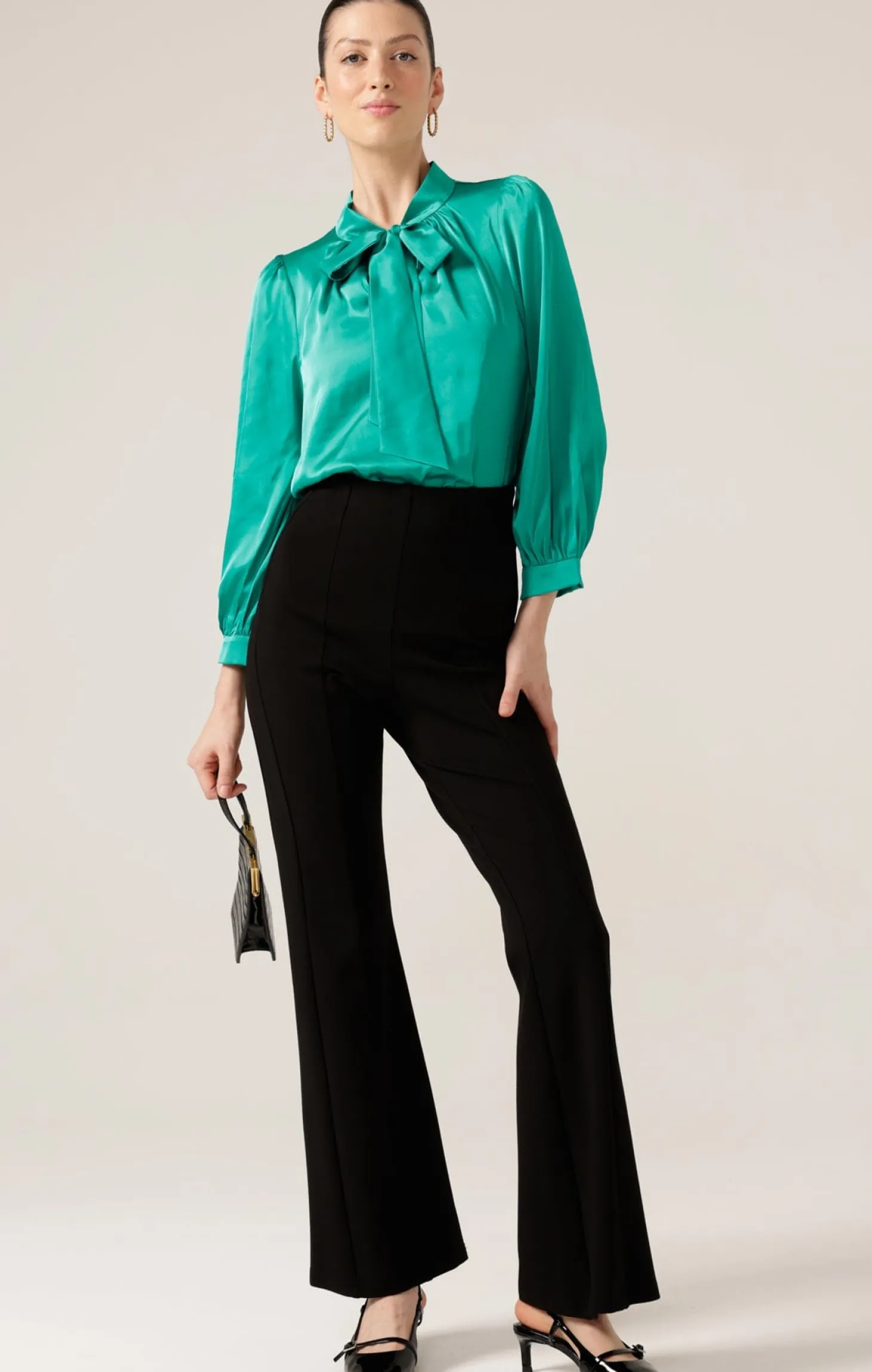 HATCHIE BLOUSE IN PEPPERMINT