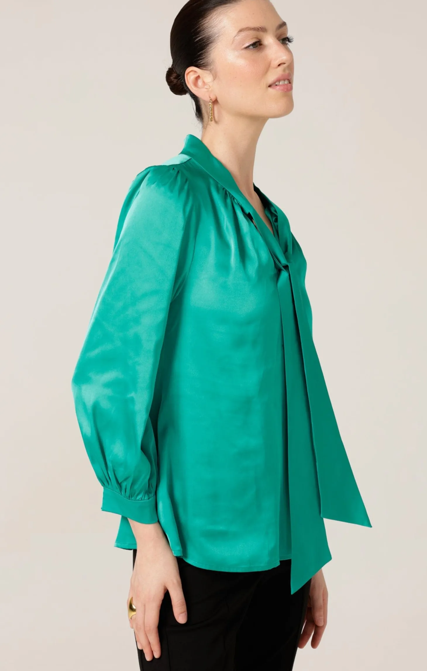 HATCHIE BLOUSE IN PEPPERMINT
