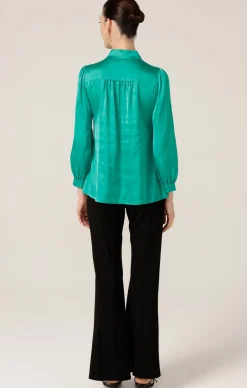 HATCHIE BLOUSE IN PEPPERMINT
