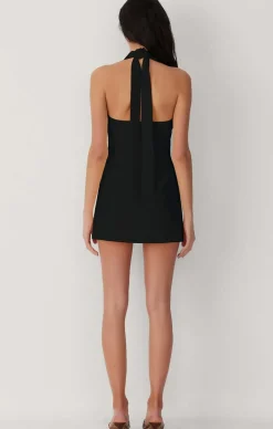 IRIDA VEST DRESS IN NOIR