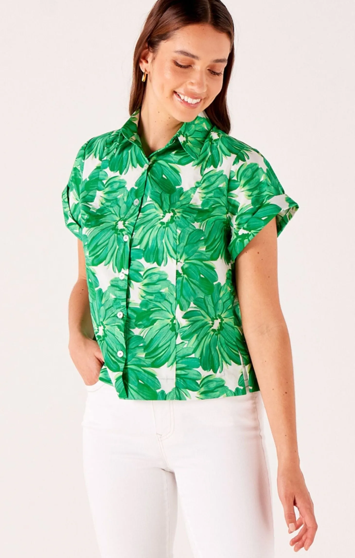 JADE FLEURETTE SHIRT