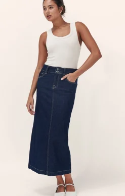 JONI DENIM MAXI SKIRT
