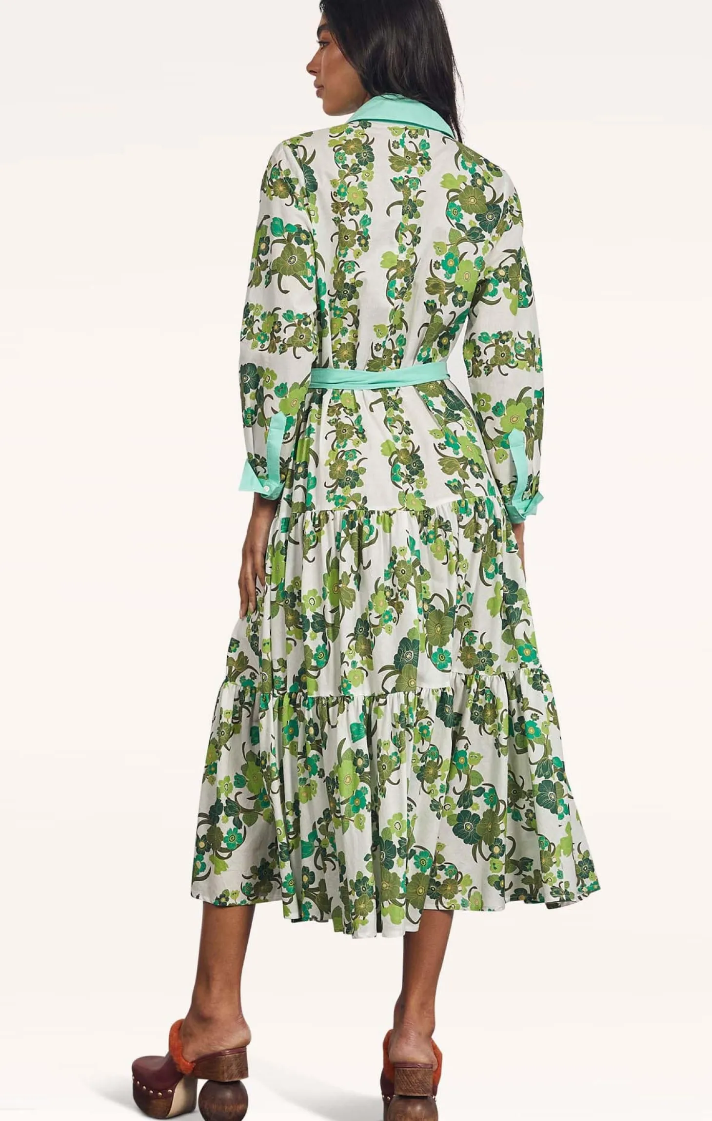 JUNGLE SHIRT DRESS IN GREEN