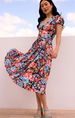 LORIKEET WRAP DRESS