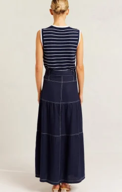 LOTUS LINEN SKIRT