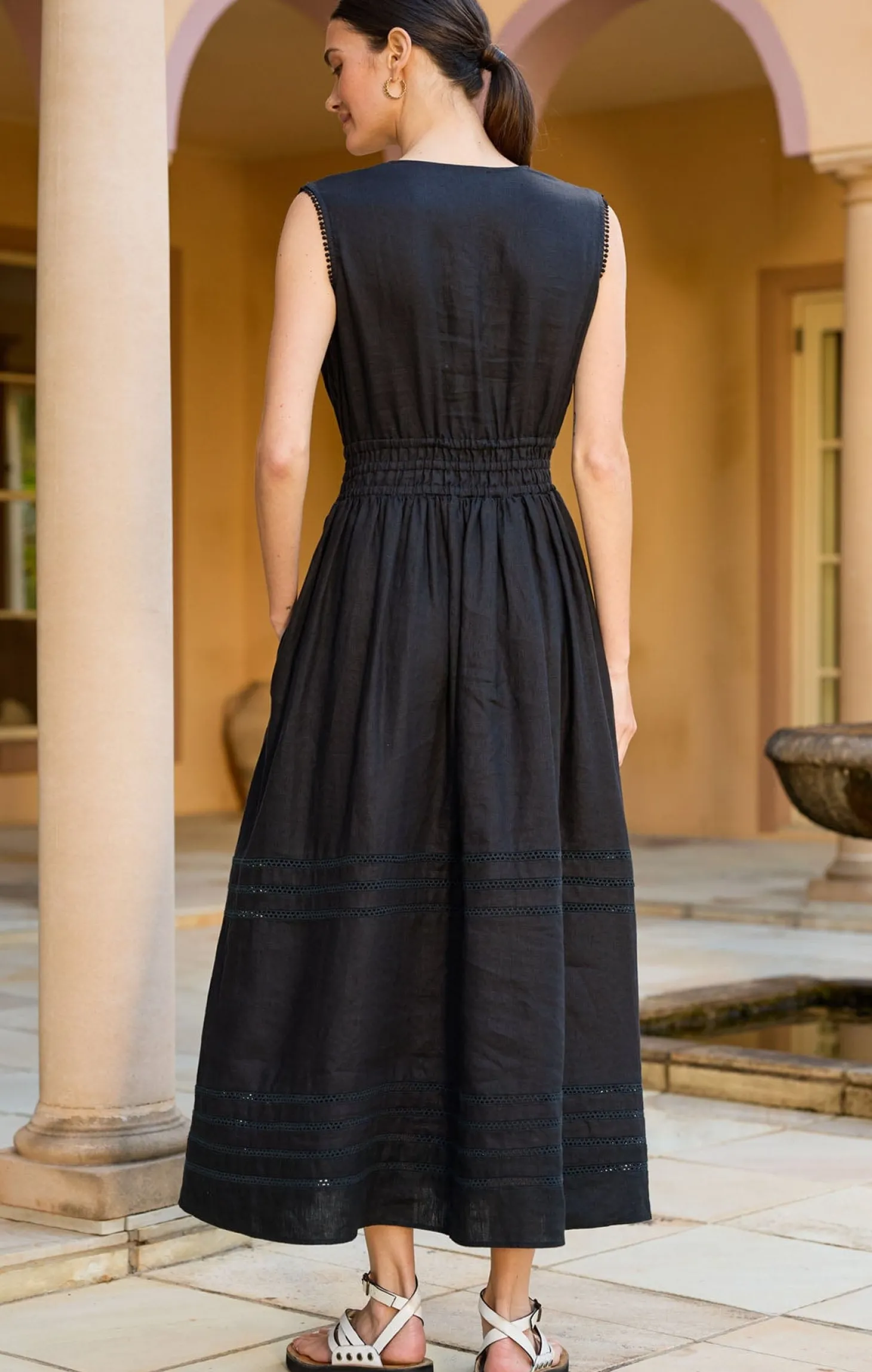 LUCIA DRESS IN BLACK
