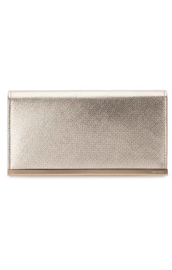 MADDIE FOLDOVER CLUTCH IN GOLD