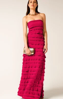 MADDISON DRESS IN RASPBERRY