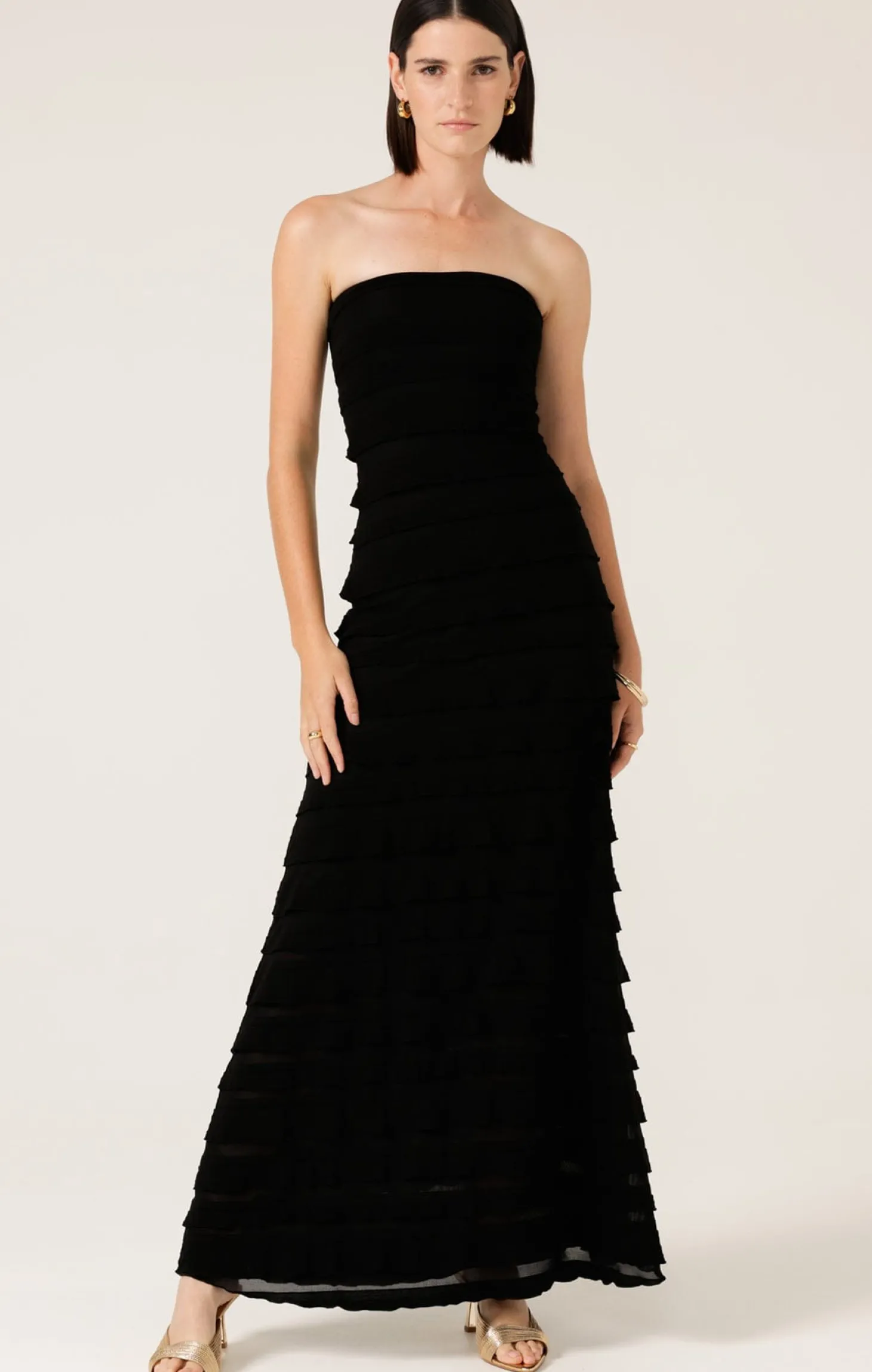 MADDISON MAXI DRESS IN BLACK