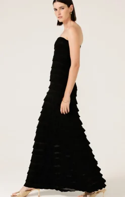 MADDISON MAXI DRESS IN BLACK