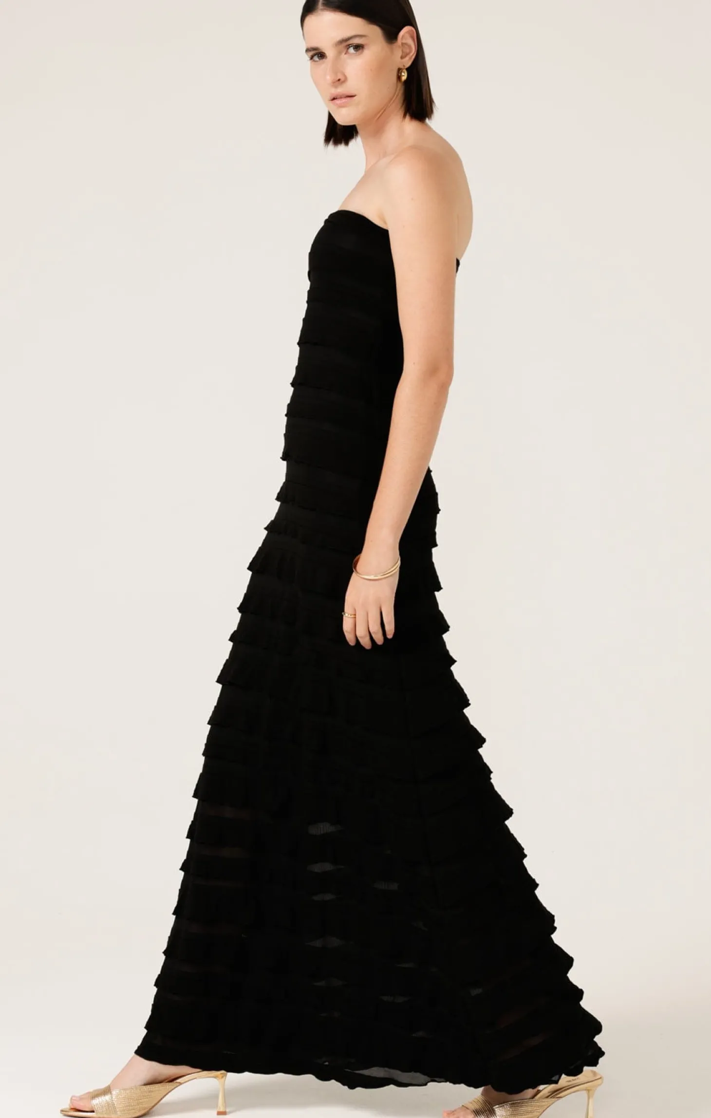 MADDISON MAXI DRESS IN BLACK