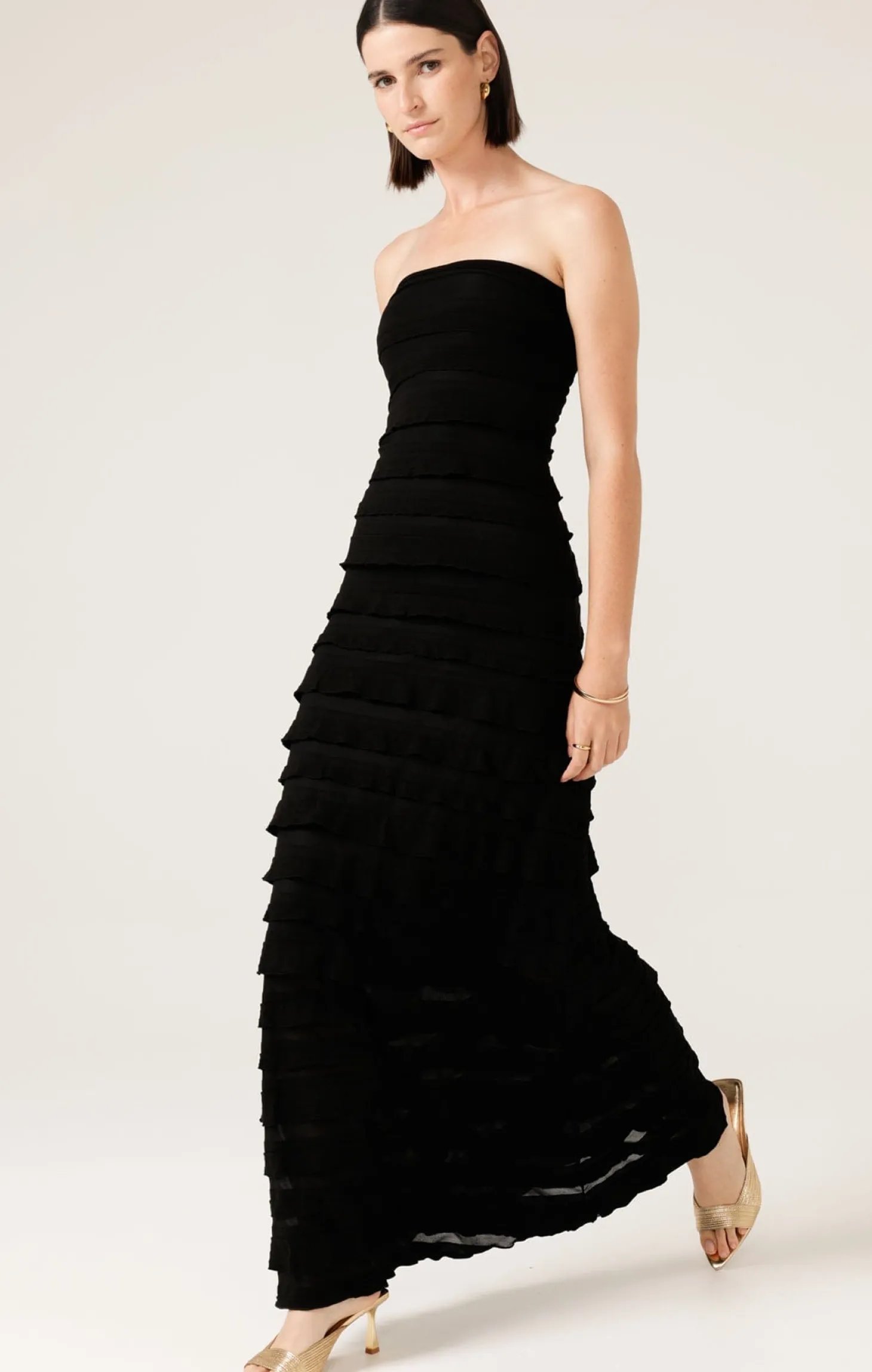 MADDISON MAXI DRESS IN BLACK