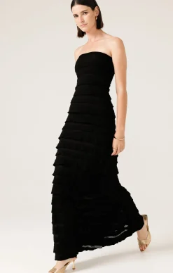 MADDISON MAXI DRESS IN BLACK