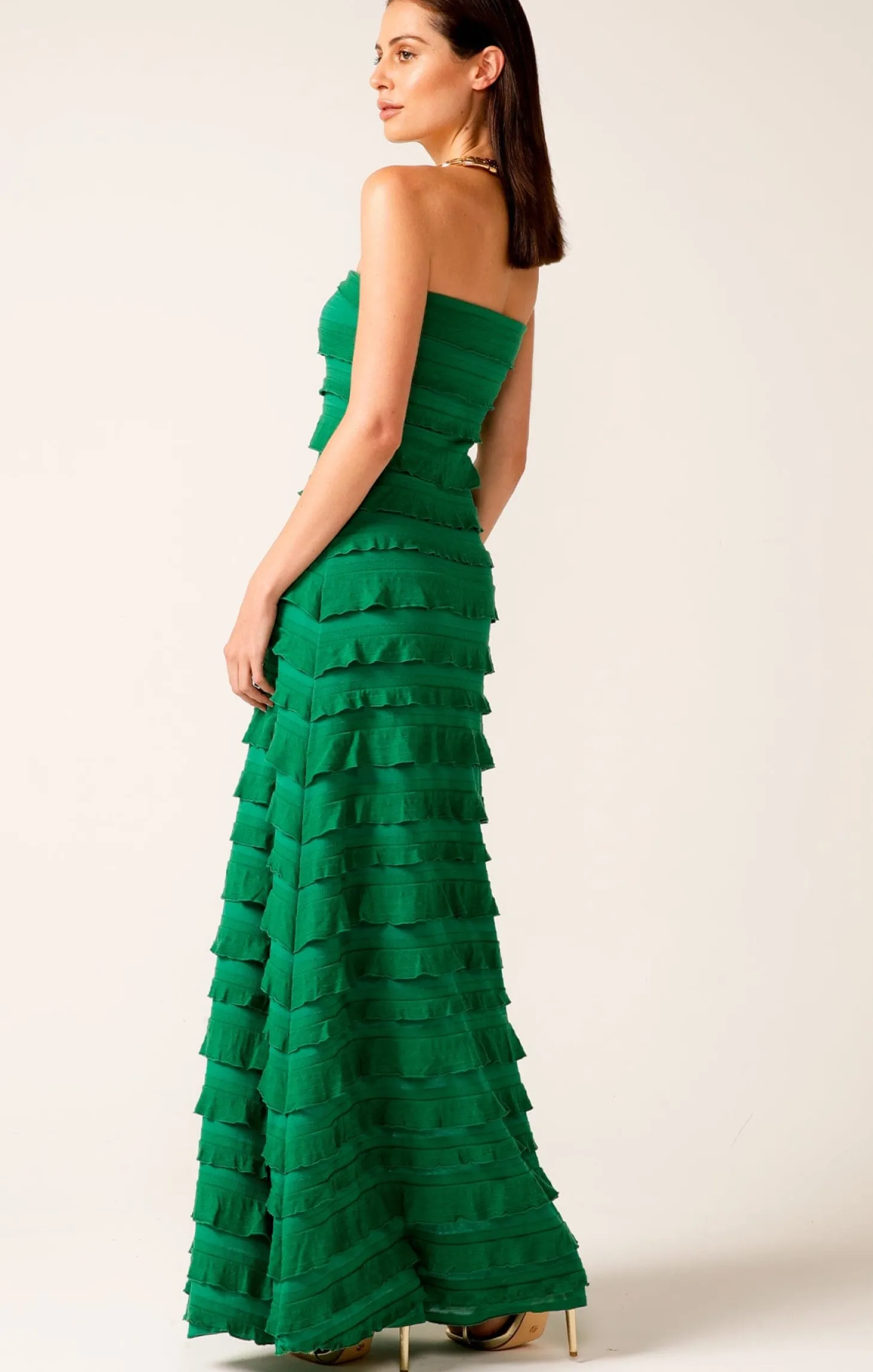 MADDISON MAXI DRESS IN EMERALD
