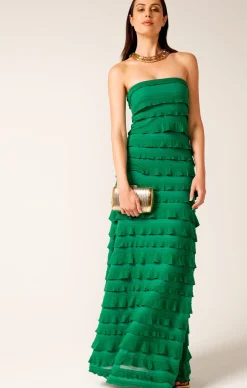 MADDISON MAXI DRESS IN EMERALD
