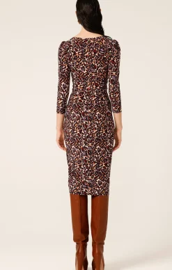 MULBERRY DRAPE DRESS