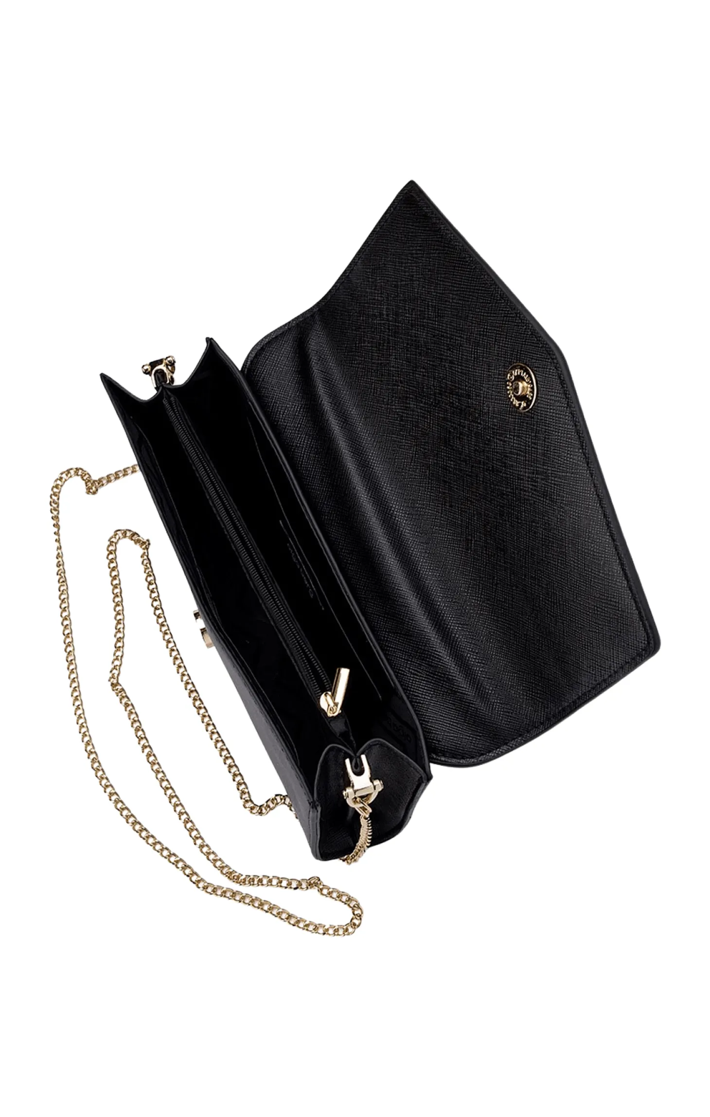 NIC ENVELOPE CLUTCH IN BLACK
