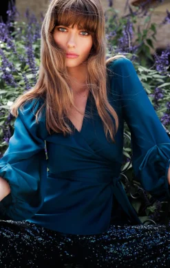 NOLANA TUNIC IN PEACOCK
