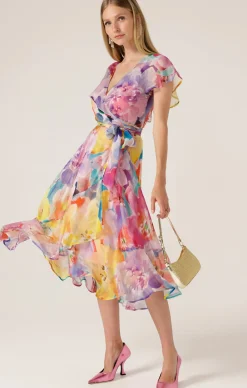 PAJARITOS WRAP DRESS