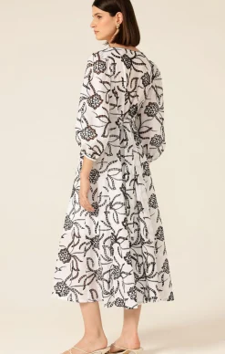 RADIANT REALM MIDI DRESS
