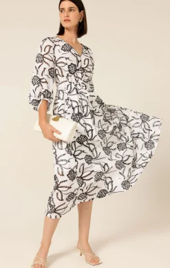RADIANT REALM MIDI DRESS